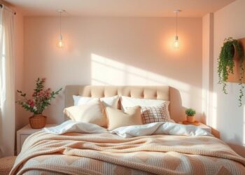 sypialnia inspiracje kolory